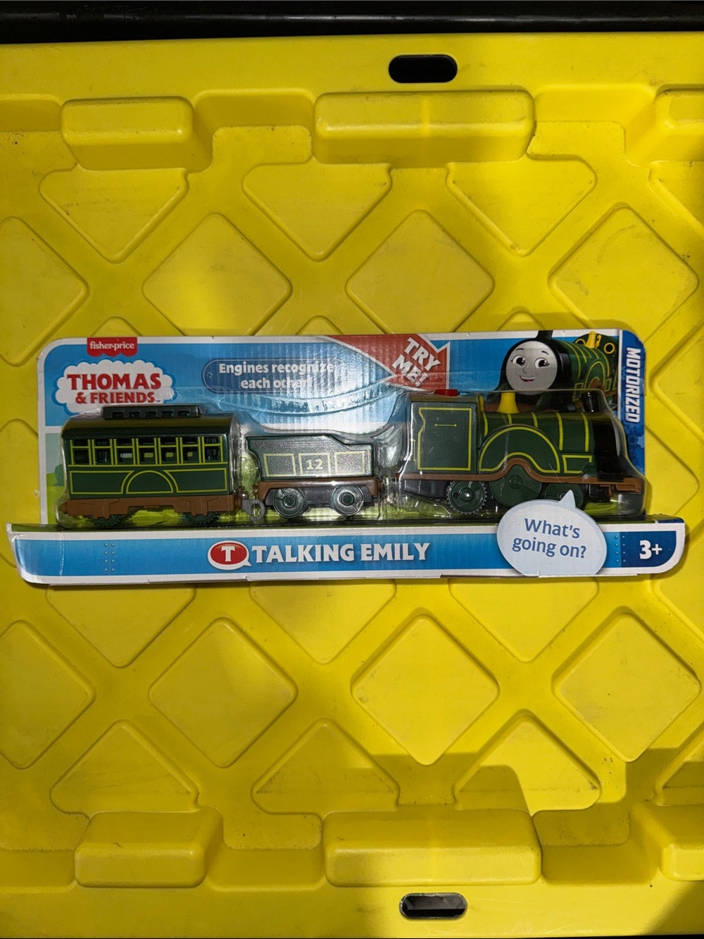 Fisher-Price Thomas & Friends Talking Emily Train Set - Green and Gold MOTORIZED